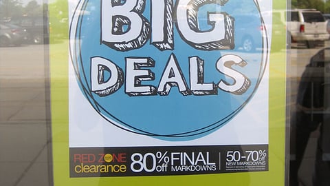 JCPenney 'Big Deals' Window Poster