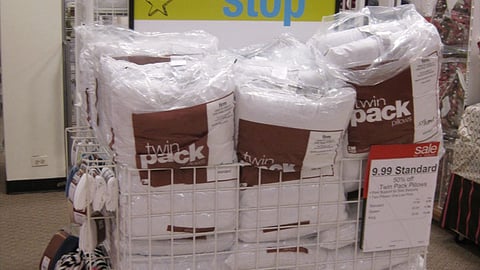 JCPenney 'Dorm Stop' Dump Bin