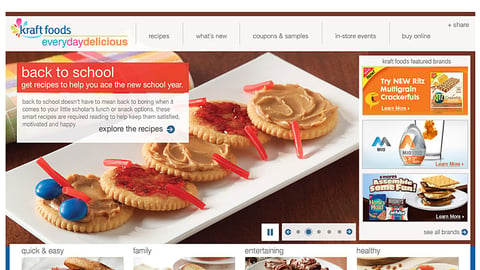 Kraft 'Everyday Delicious' Walmart.com Showcase