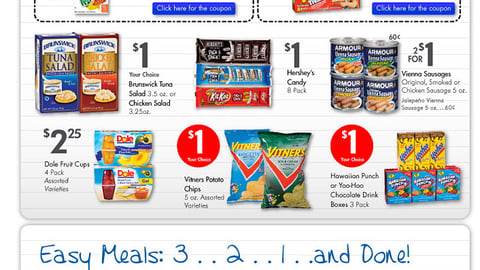 Family Dollar 'Assignment Lunchbox' Web Page
