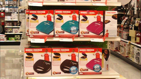 Target 'Check Off' Appliance Endcap