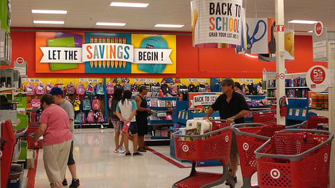Target 'Back To School' Seasonal Department