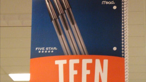 Target Five Star 'Teen' Ceiling Sign