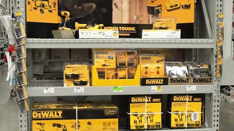 Lowe's DeWalt 'Power Deals' Endcap Display