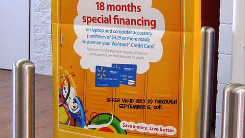Walmart Back-to-School Financing Security Pedestal Wrap