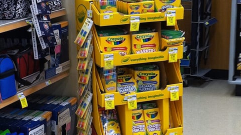 Crayola Back-to-School Shipper