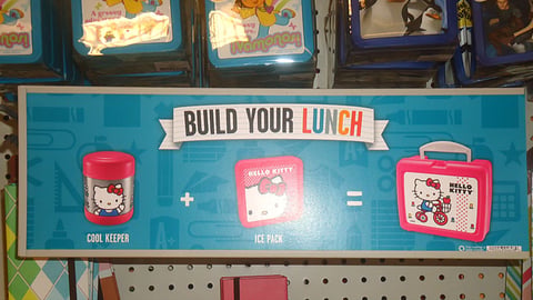 Target Hello Kitty 'Build Your Lunch' Framed Sign