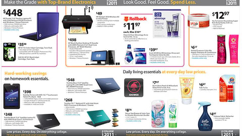 Walmart 'Off to College 2011' Feature