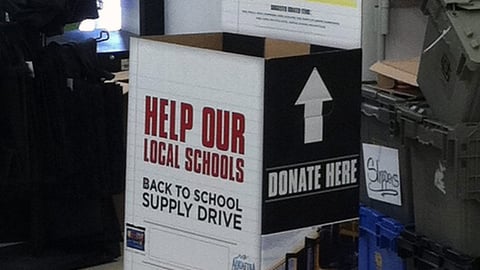 PepsiCo Dollar General 'Help Our Schools' Dump Bin