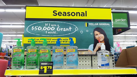Dollar General 'I Can' Endcap Header