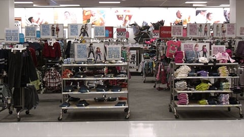 Target Vintage Varsity Merchandising