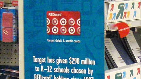 Target REDcard 'Help Your School and Save' Side Panel