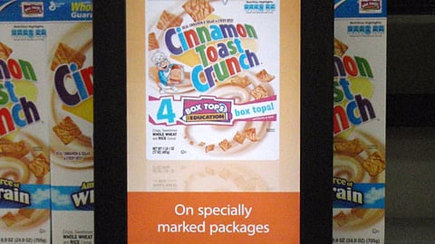 Cinnamon Toast Crunch Walmart Smart Network Endcap