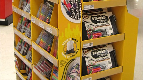 Sharpie Office Depot Back-to-School Half-Pallet Display