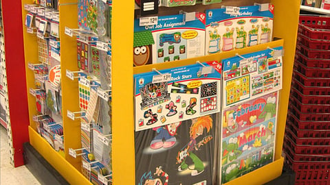 Carson-Dellosa Office Depot Back-to-School Endcap Pallet Display