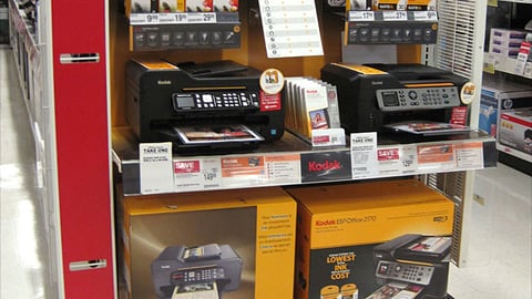Kodak Office Depot Back-to-School Endcap