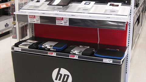 Office Depot HP Tablet Endcap