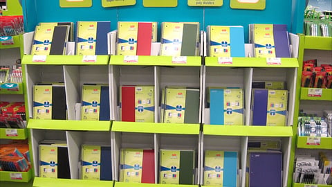 Staples Accel Back-to-School Notebook Display