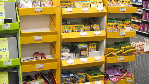 Crayola Back-to-School Floorstands