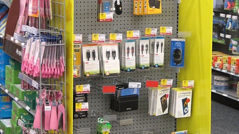 Staples 'School Savings. Your Style' Endcap Header