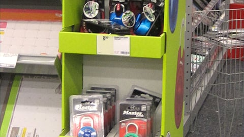 Master Lock Staples Back-to-School Floorstand