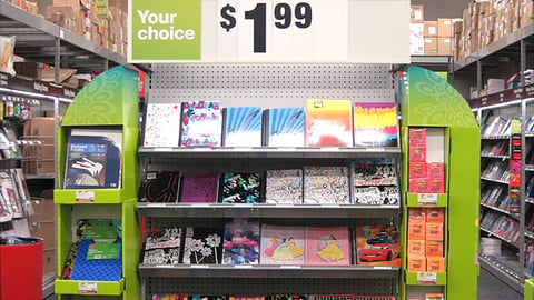 Staples 'School Savings. Your Style' Endcap