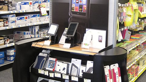 Staples Nook Endcap Display