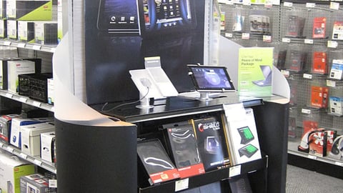 Staples 'Tablets Are Here' Endcap Display