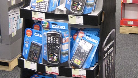 Casio Prizm Staples Back-to-School Floorstand