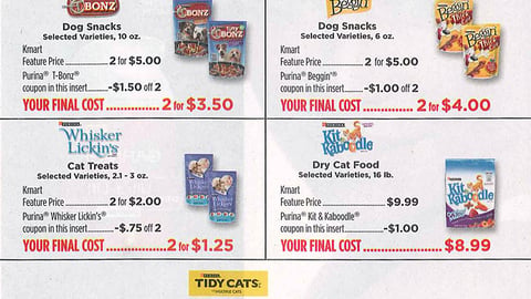 Purina Kmart 'New Discoveries' FSI