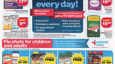 CVS 'Flu Shots' Feature