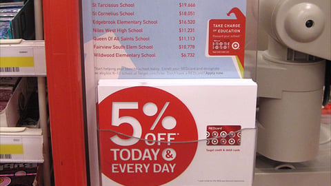 Target REDcard 'Support Local Schools' Take-One Dispenser