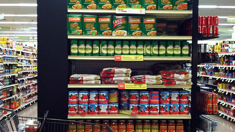 Jewel-Osco 'Savings for Fall' Endcap Header