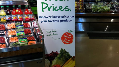 Jewel-Osco 'Fresh Produce, Fresh Prices' Standee