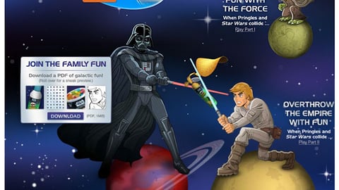 Pringles 'Star Wars' Walmart.com Page