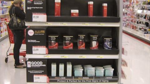 Target 'Award Winners' Face Products Endcap