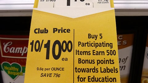 Safeway 'Labels for Education' Price Label