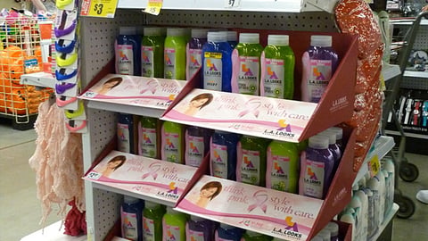 L.A. Looks 'Think Pink' Shelf Trays