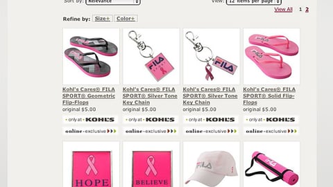 Kohl's Fila Sport Microsite