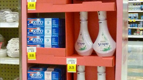 P&G Kroger Pink Floorstand