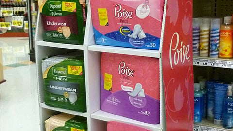 Kroger K-C 'Giving Hope a Hand' Floorstand