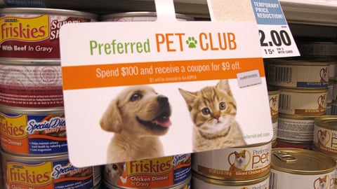 A&P 'Preferred Pet Club' Wobbler