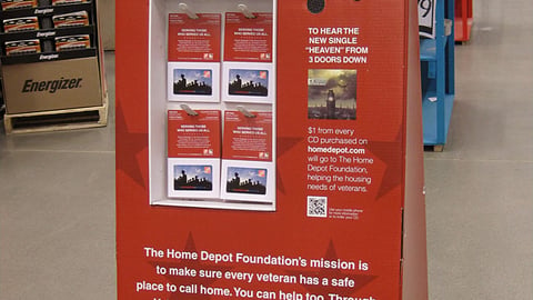 Home Depot 'Celebration of Service' Standee