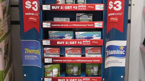 CVS 'You vs. Flu' Floorstand