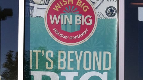 Albertsons 'Wish Big, Win Big' Poster