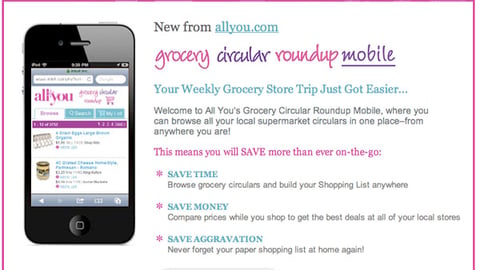 'All You' Mobile Roundup Email