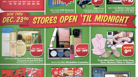 CVS 'Open 'Til Midnight' Circular Cover