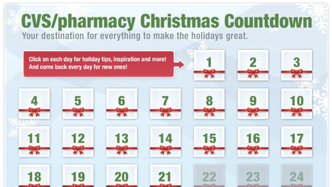 CVS 'Christmas Countdown' Webpage
