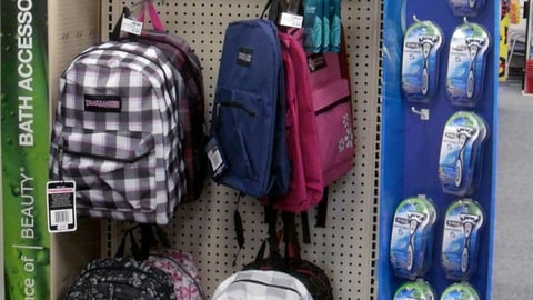 CVS Back-to-School Endcap