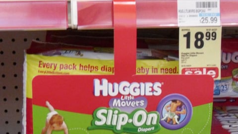 Huggies Little Movers Slip-On Dangler